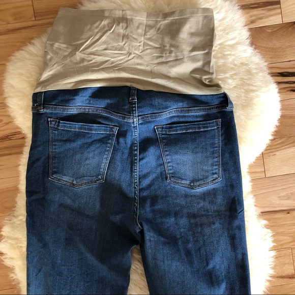 Distressed Maternity Denim Jeans - Picture 6 of 6